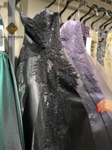 لباس شب بلند تیره