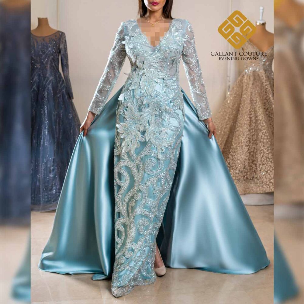 لباس مجلسی دنباله دار
