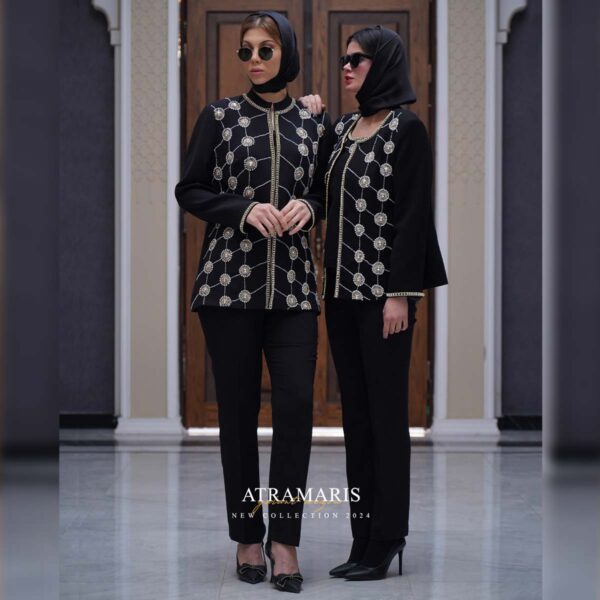 پالتو زنانه شیک مشکی