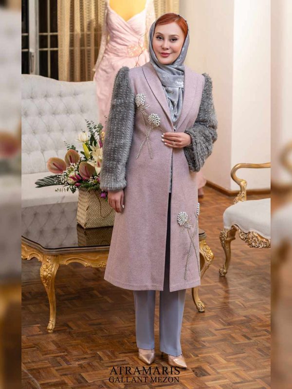 پالتو زنانه بلند مزونی