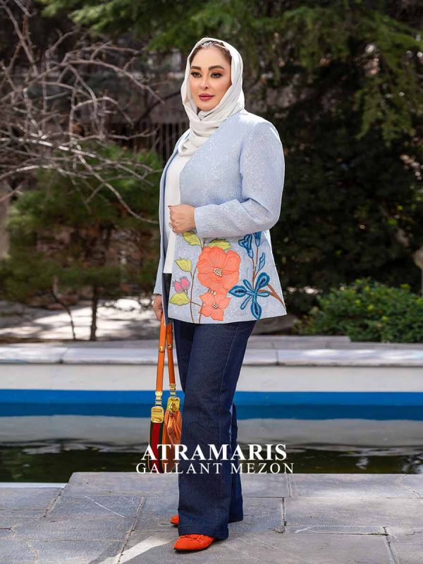مانتو جدید آبی