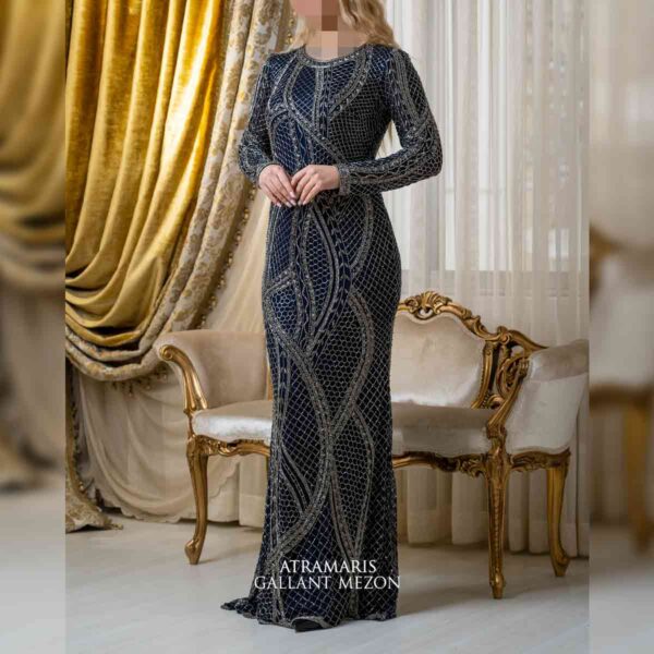 پیراهن مجلسی شیک بلند زنانه