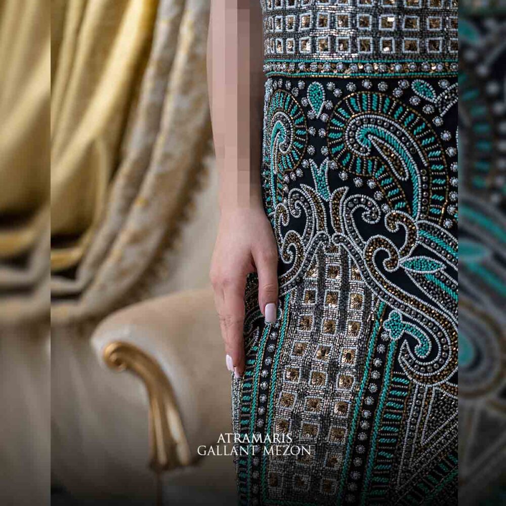پیراهن مجلسی اندامی - تصویر 3
