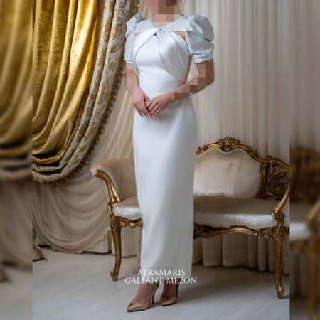 لباس مجلسی سفید زنانه