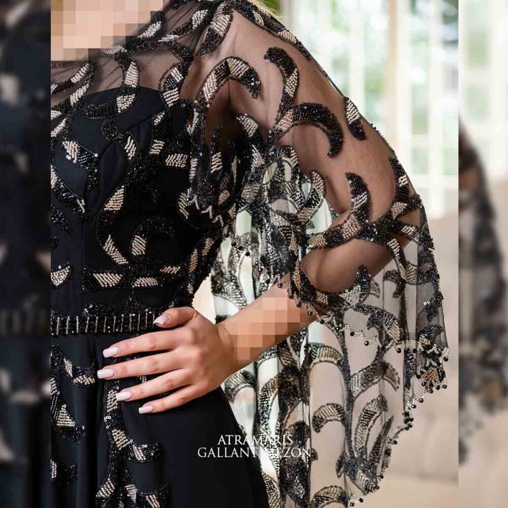 مدل آستین لباس مجلسی زنانه