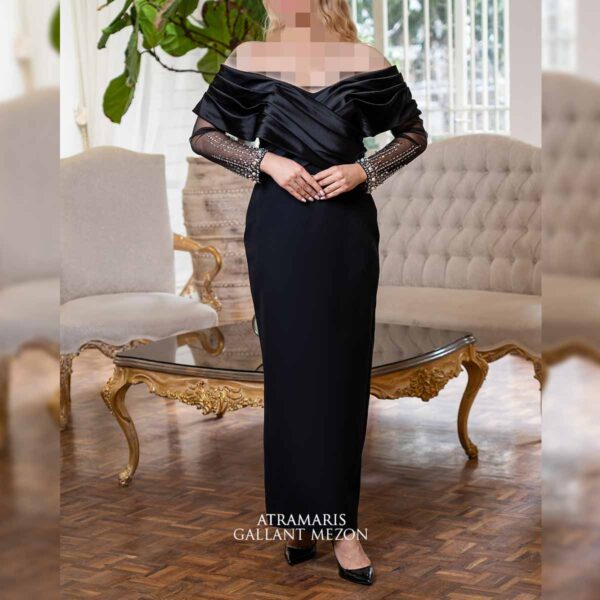 لباس شب مجلسی زنانه مشکی