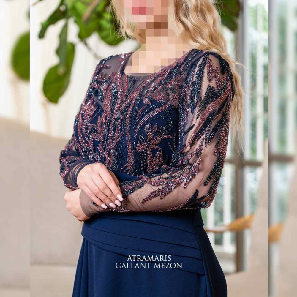 لباس شب مجلسی پوشیده زنانه
