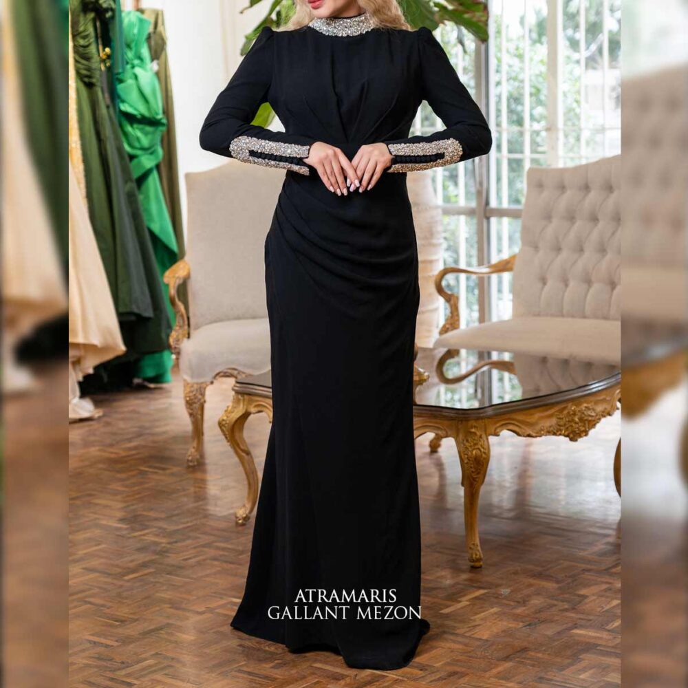 پیراهن شب مجلسی ساده شیک