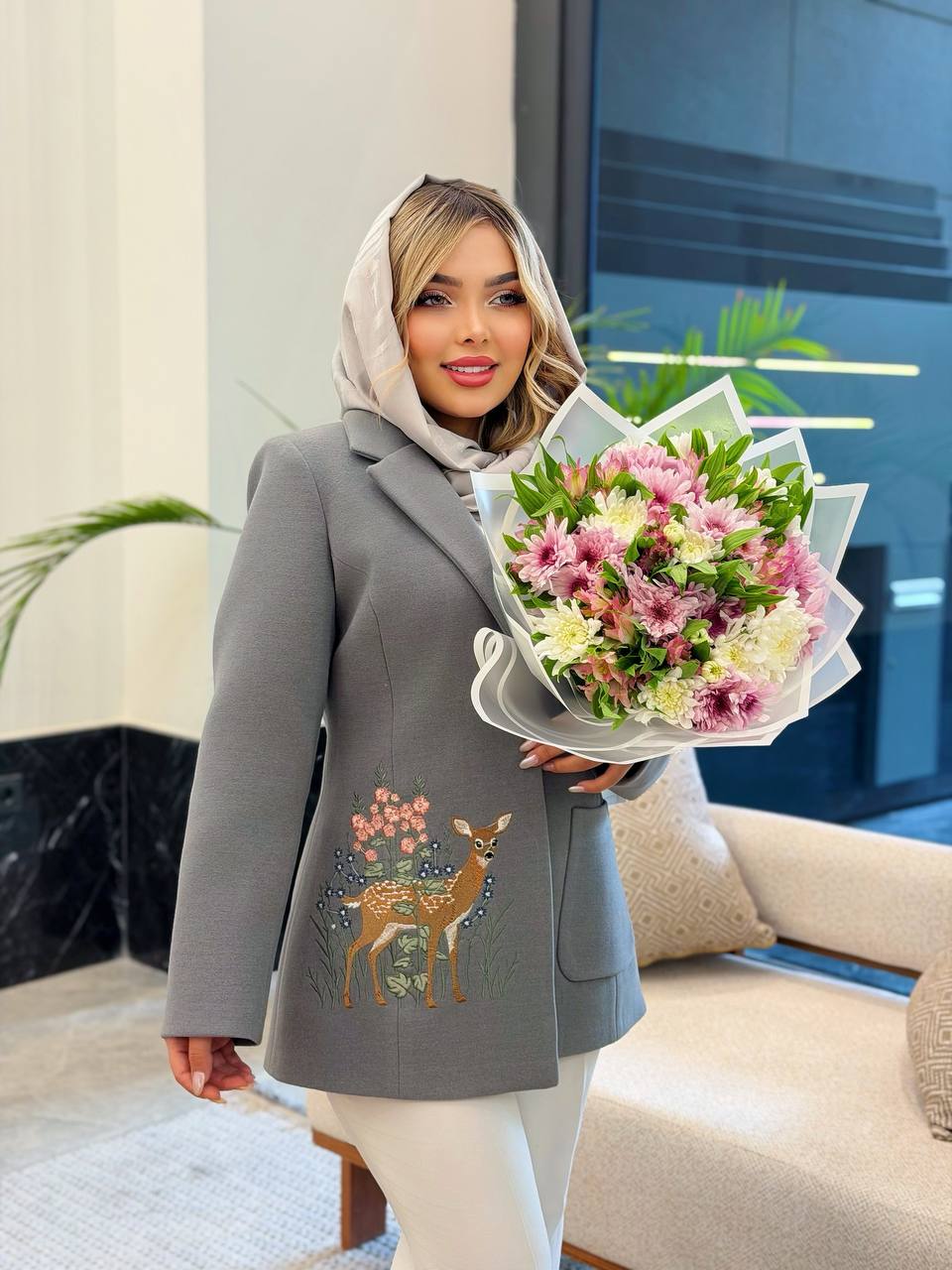 پالتو مجلسی گلدوزی ابریشم